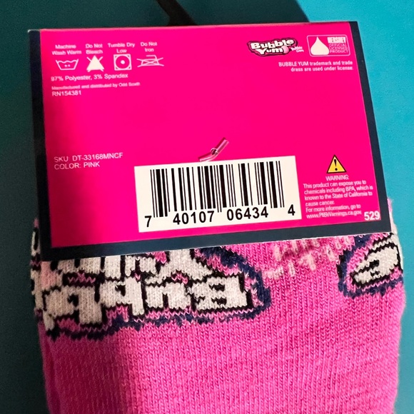 3 for $13 Bubble Yum socks - Picture 3 of 4